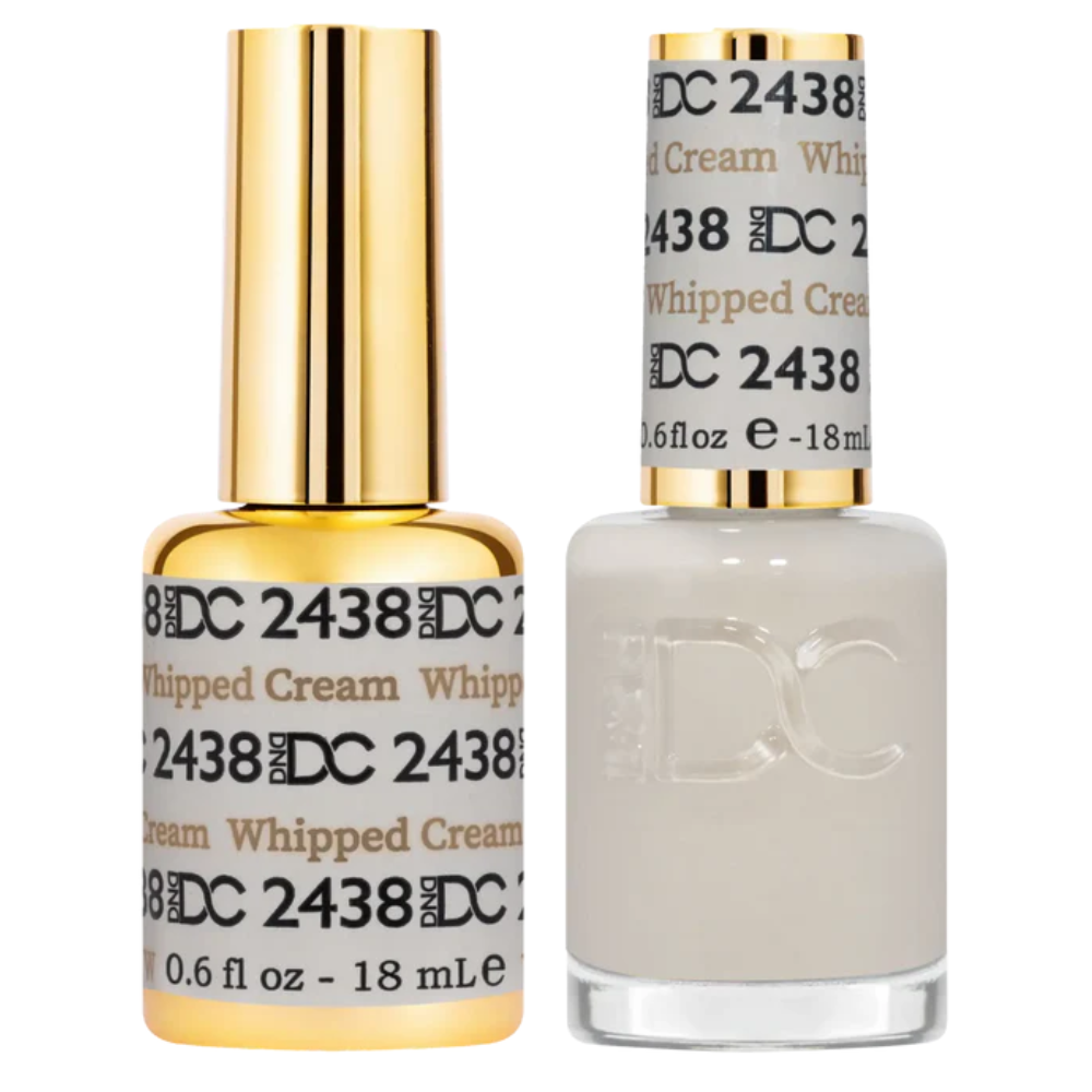 2438 Whipped Cream Duo By DND DC Gel