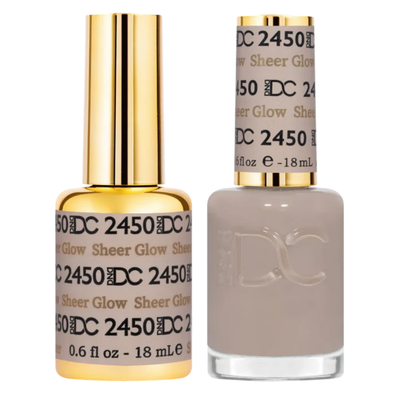 2450 Sheer Glow Duo By DND DC Gel
