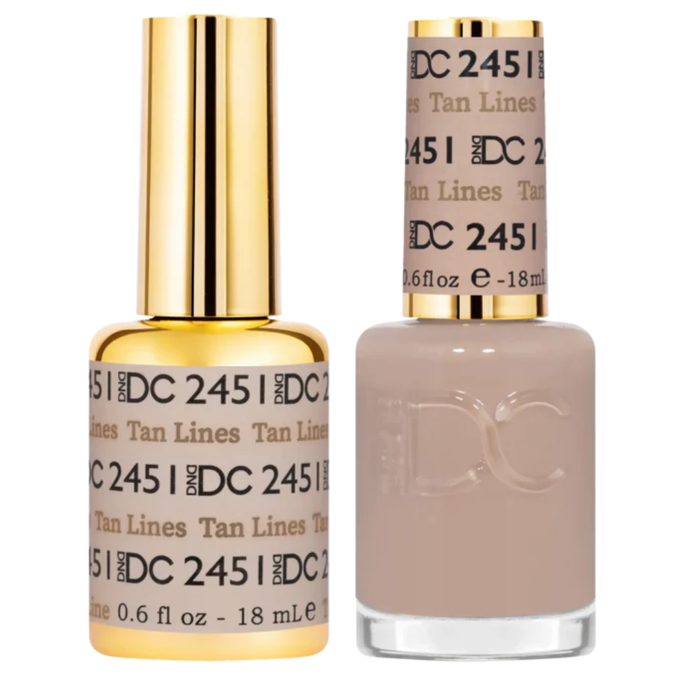2451 Tan Lines Duo By DND DC Gel