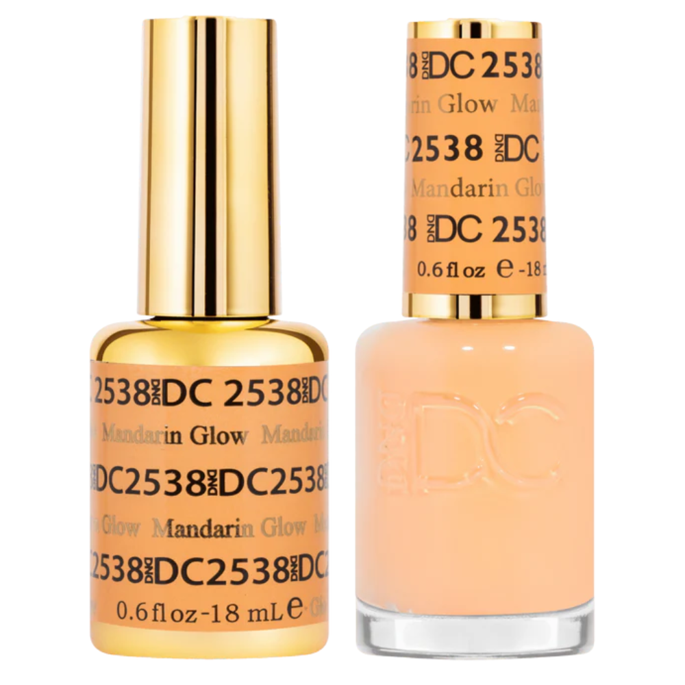 2538 Mandarin Glow Duo By DND DC Gel