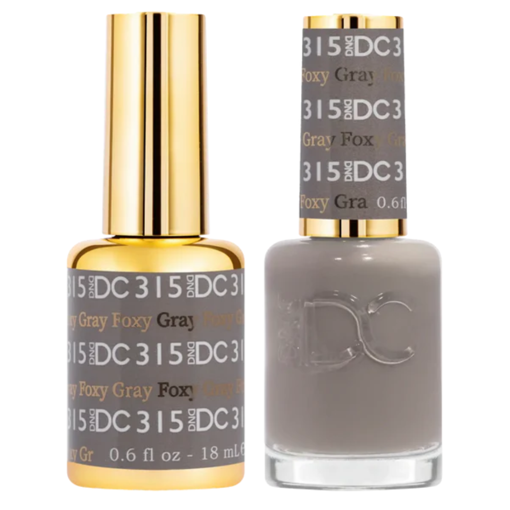 315 Foxy Gray Duo By DND DC Gel