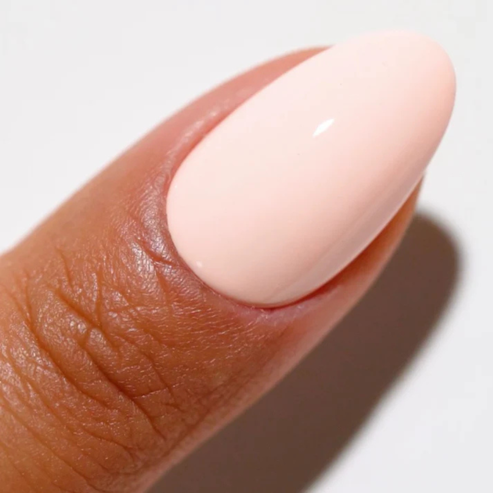 Hands wearing DND DC Gel 2527 Hula Hoopin'