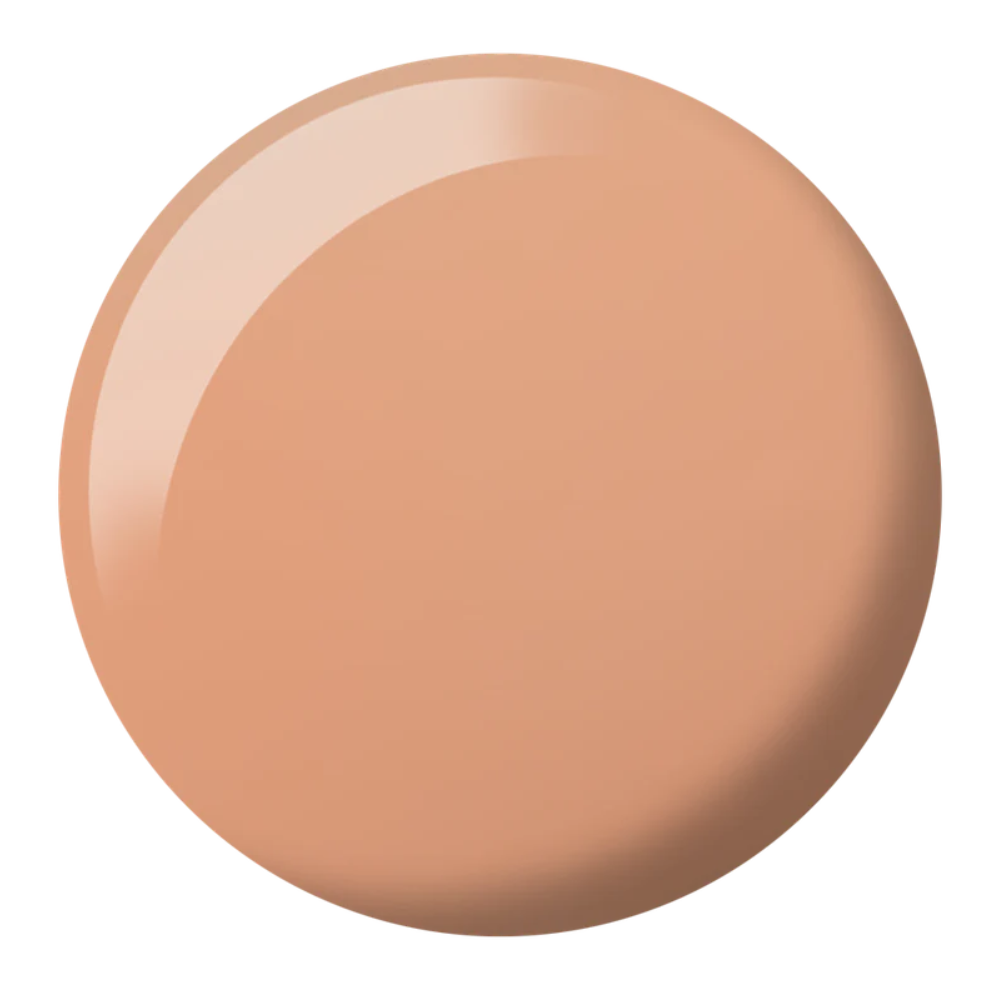 Swatch of 2465 Peachkini Duo By DND DC Gel