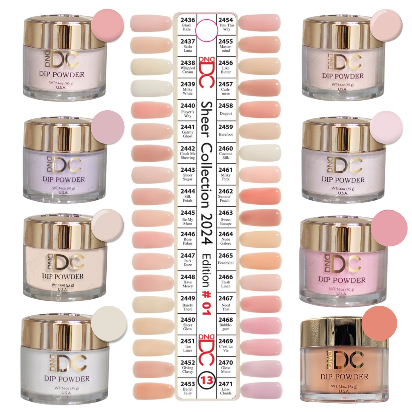 DC Swatch Dip & Dap Powder Collection 13