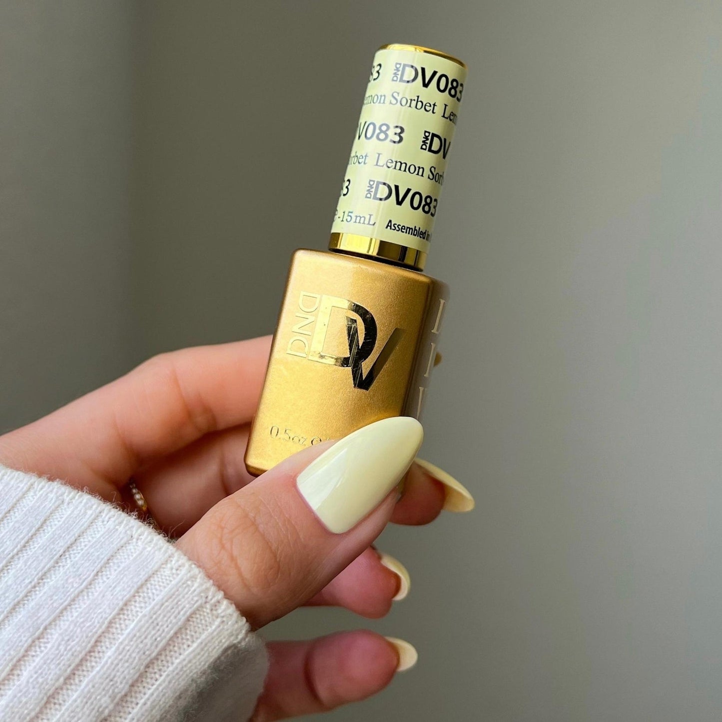 DND Diva Gel Polish - 083 Lemon Sorbet
