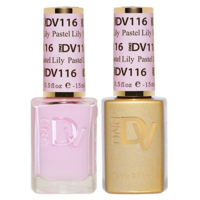 116 Pastel Lily Gel & Polish Diva Duo by DND