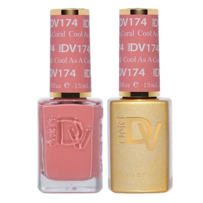 DND Gel & Polish Diva Duo - 174 Cool As A Coral