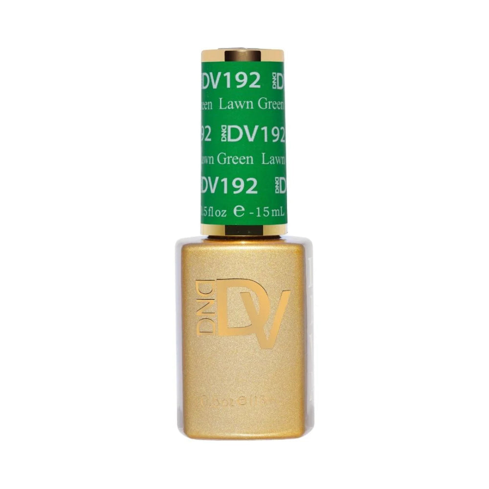 gel bottle of DND Diva Gel 192 Law Green