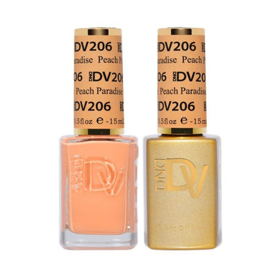 206 Peach Paradise Gel & Polish Diva Duo by DND