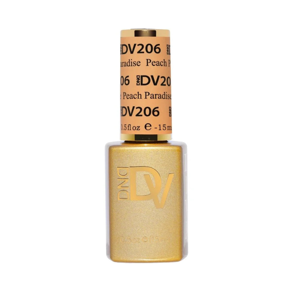 DND Diva Peach Paradise single gel polish bottle