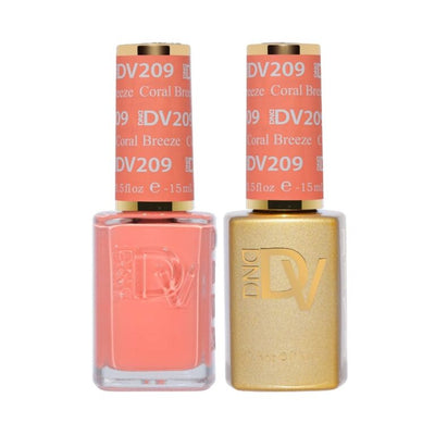 209 Coral Breeze Diva Gel & Polish Duo by DND