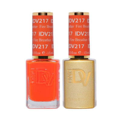 217 Fire Breather Gel & Polish Diva Duo by DND