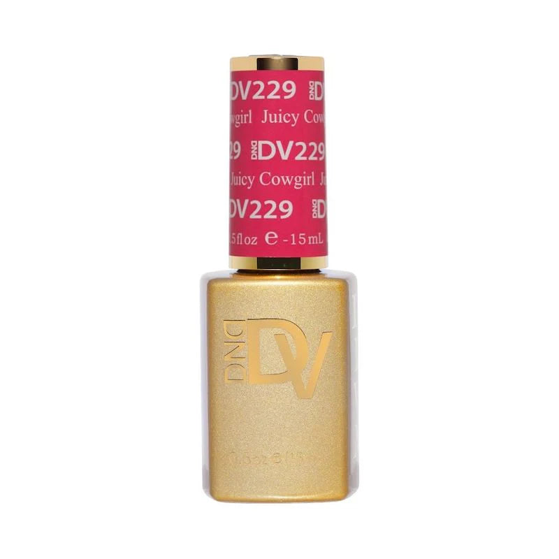 DND Diva 229 juicy cowgirl single gel polish bottle