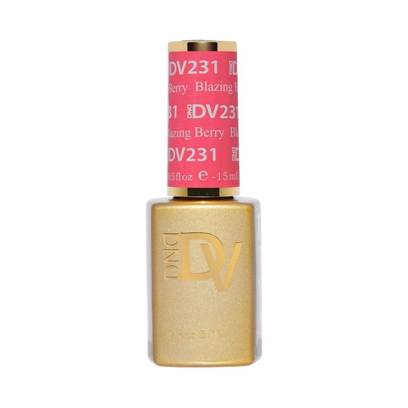 DND Diva 231 blazing berry single gel polish bottle