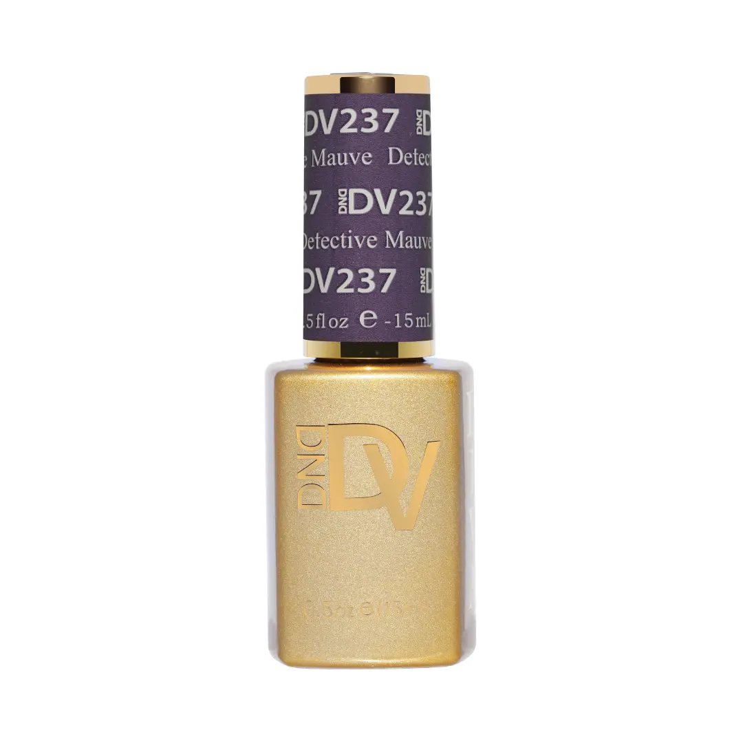 DND Diva 237 detective mauve single gel polish bottle