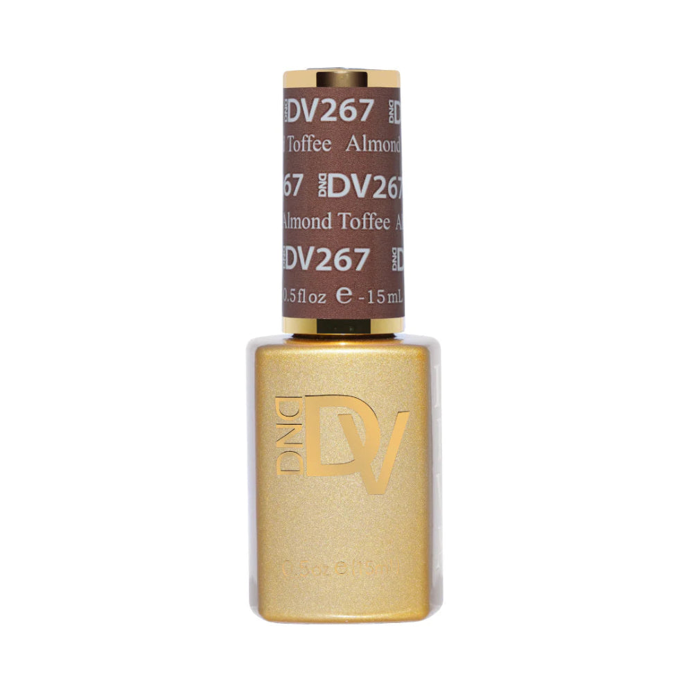DND Diva Almond Toffee 267 single gel polish bottle