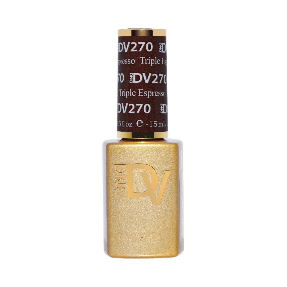 DND Diva Triple Espresso 270 single gel polish bottle
