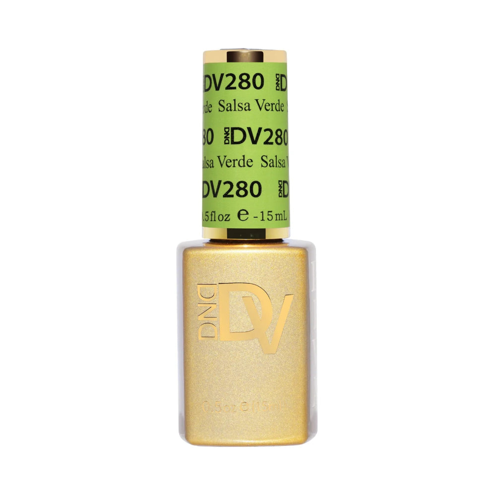 DND Diva Salsa Verde 280 single gel polish bottle