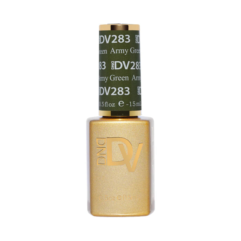 DND Diva Army Green 283 single gel polish bottle