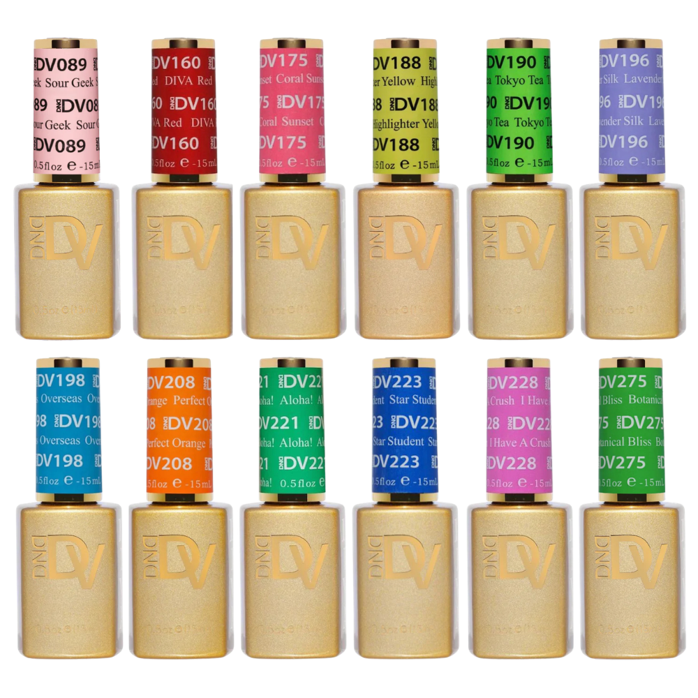 DND Diva Summer Gel Polish 12pc Bundle - Island Vibes