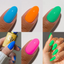 finger swatch of DND Diva Summer Gel Polish Set "Island Vibes"