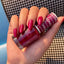 hand wearing DND Duo gel polish 631 Fuchsia in Beauty