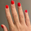 hands wearing DND Duo gel polish 638 Red Mars