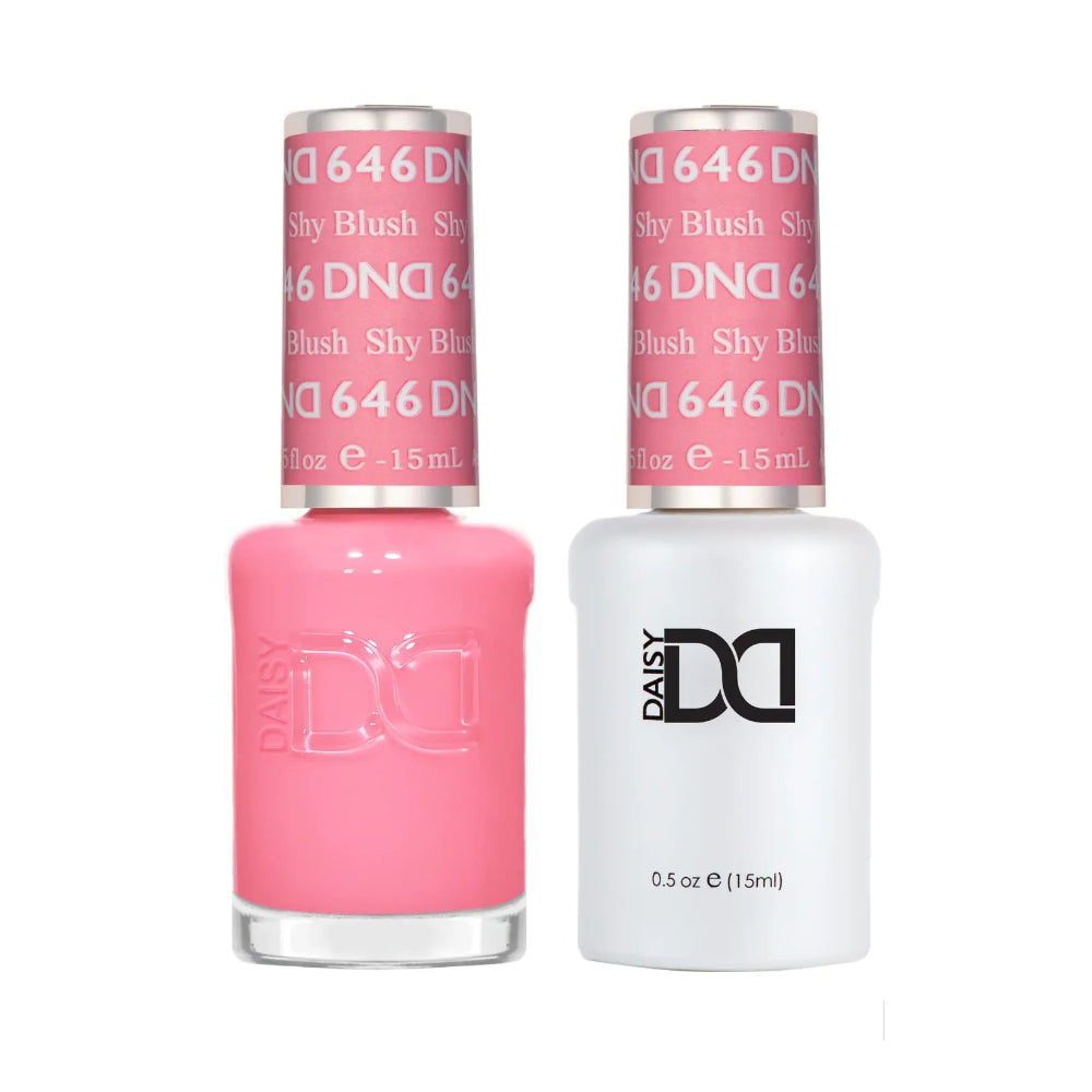 DND Duo gel polish 646 Shy Blush