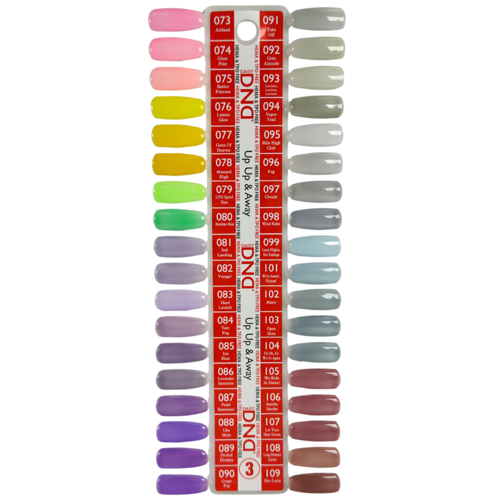 color swatch for DND HEMA & TPO FREE Gel Polish Duo 6pc Spring Set