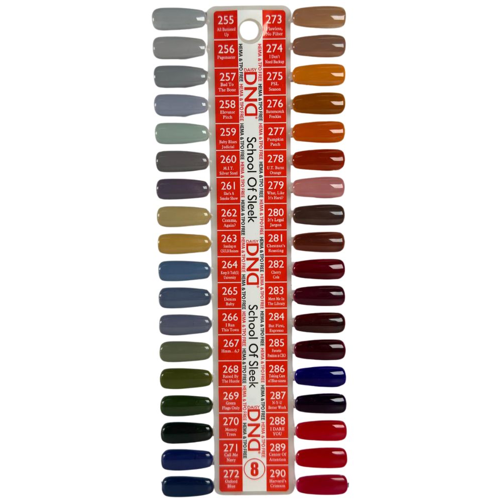 DND DUO HEMA & TPO Free Collection - 288 Colors