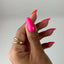 hands wearing DND DC Gel - 004 Pink Lemonade