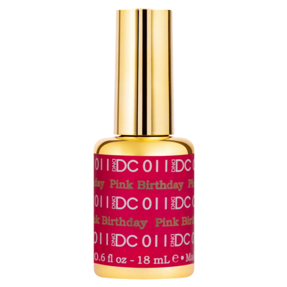 gel bottle of DND DC Gel - 011 Pink Birthday