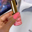 finger wearing DND DC Gel - 037 Terra Pink
