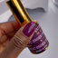 finger wearing DND DC Gel - 050 Twilight Sparkles