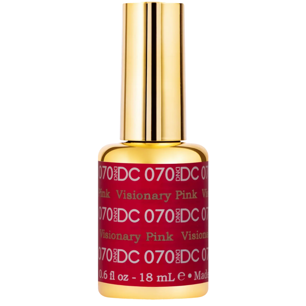 gel bottle of DND DC Gel - 070 Visionary Pink