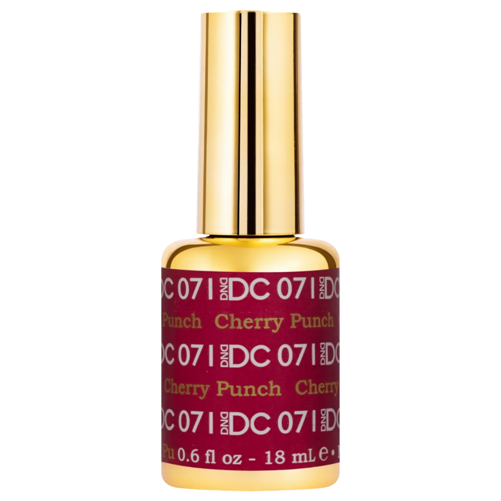 gel bottle of DND DC Gel - 071 Cherry Punch