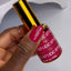 finger wearing DND DC Gel - 071 Cherry Punch