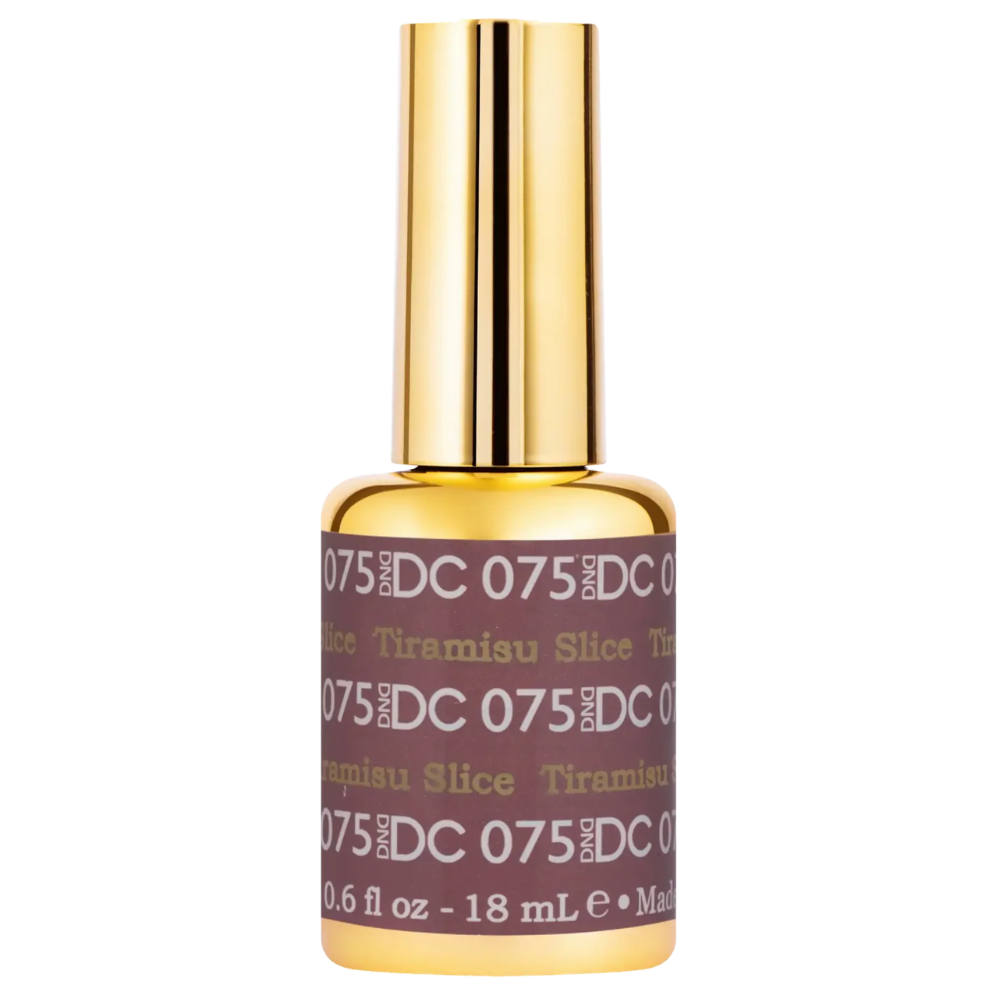 gel bottle of DND DC Gel - 075 Tiramisu Slice