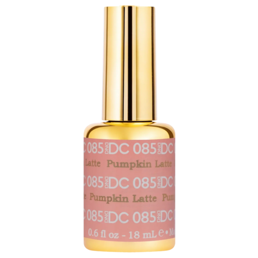 gel bottle of DND DC Gel - 085 Pumpkin Latte