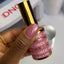 finger wearing DND DC Gel - 108 Barn Red