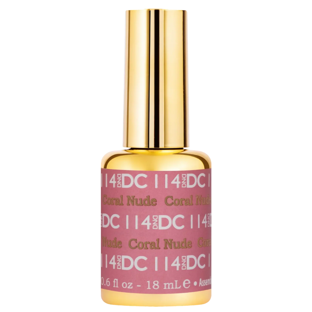 gel bottle for DND DC Gel - 114 Coral Nude