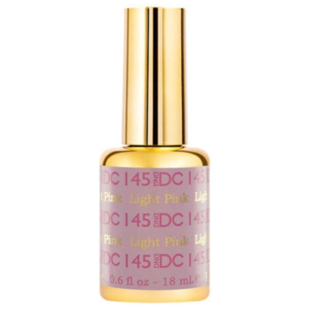 gel bottle of DND DC Gel - 145 Light Pink