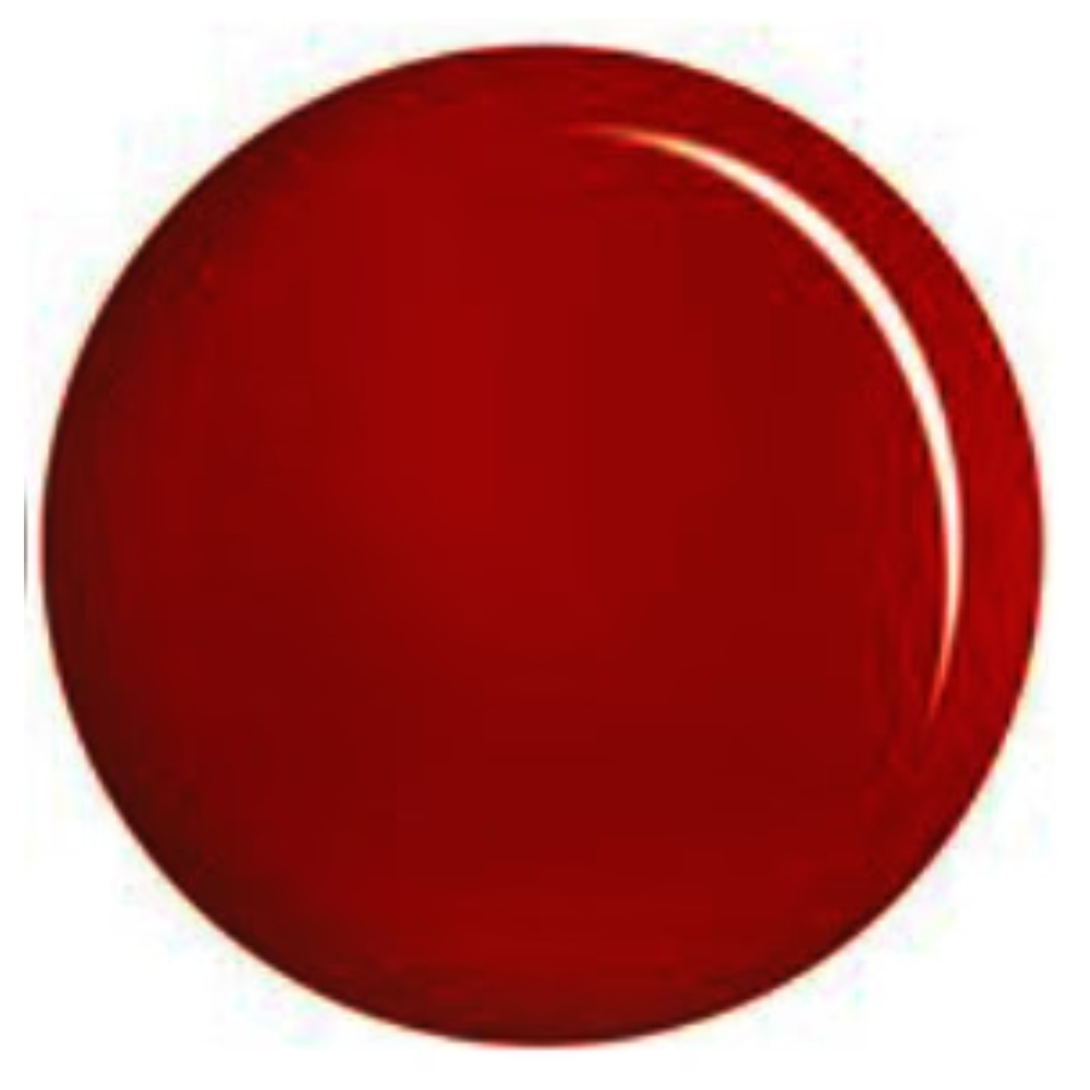 color swatch for DND DC Gel 162 Clear Red