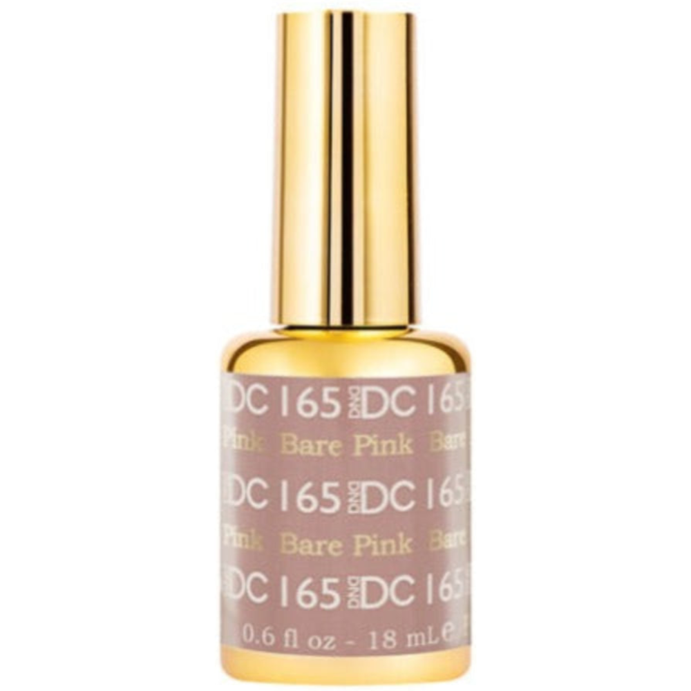 gel bottle of DND DC Gel - 165 Bare Pink
