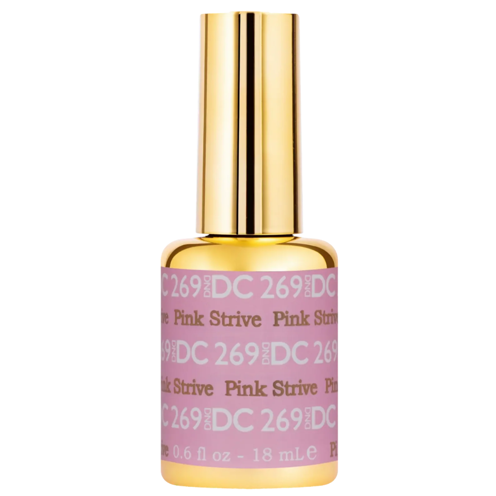 gel bottle of DND DC Gel - 269 Pink Strive