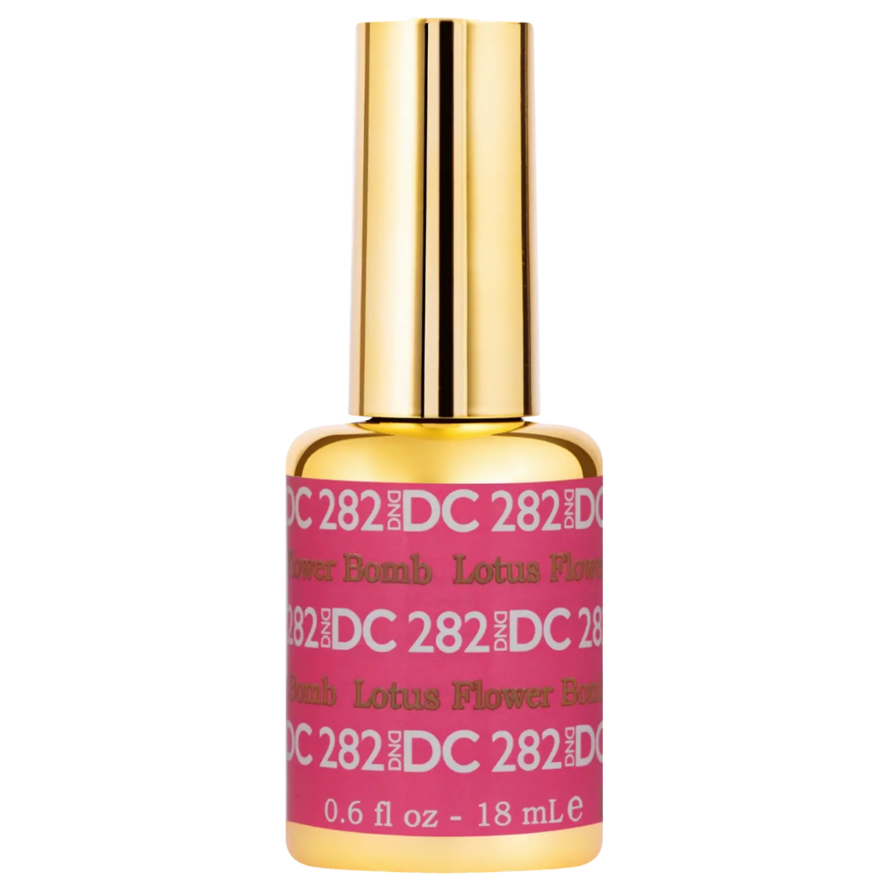 gel bottle of DND DC Gel - 282 Lotus Flowerbomb