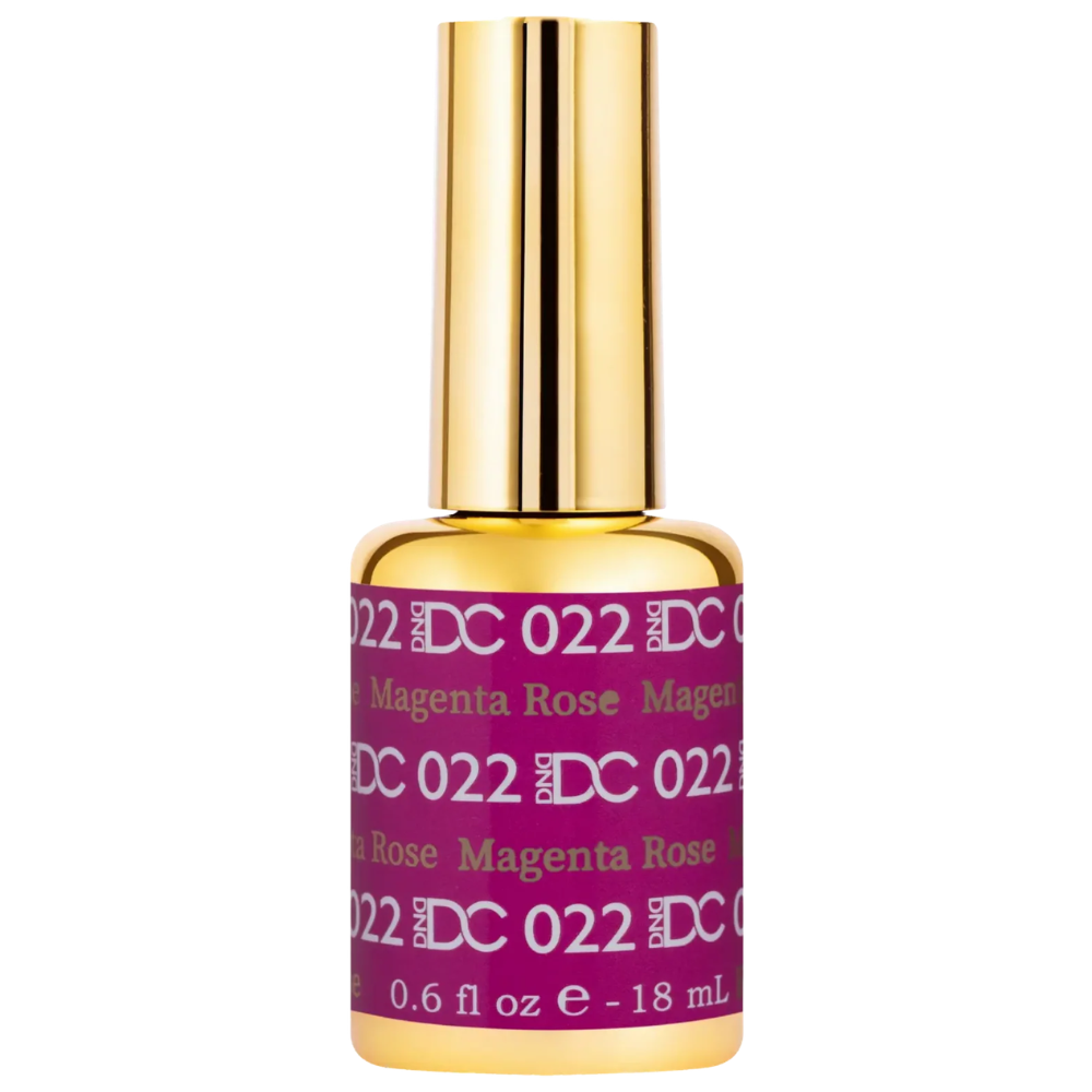 gel bottle of DND DC Gel - 022 Magenta Rose
