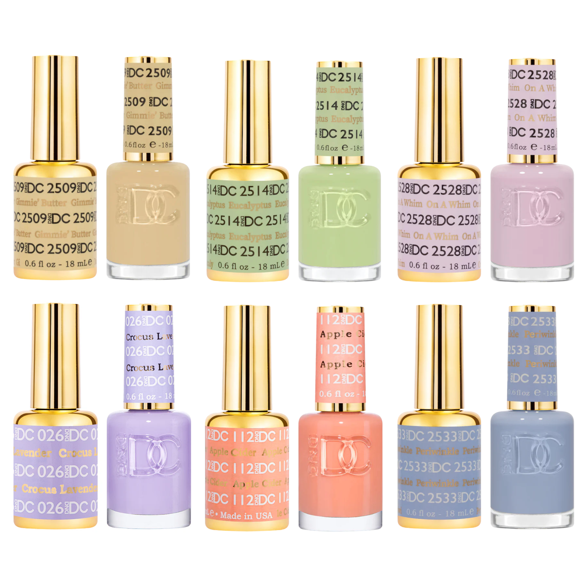 Dnd Spring Collection Shop DND DC Spring Gel & Polish Set | Popular Pastel Gels