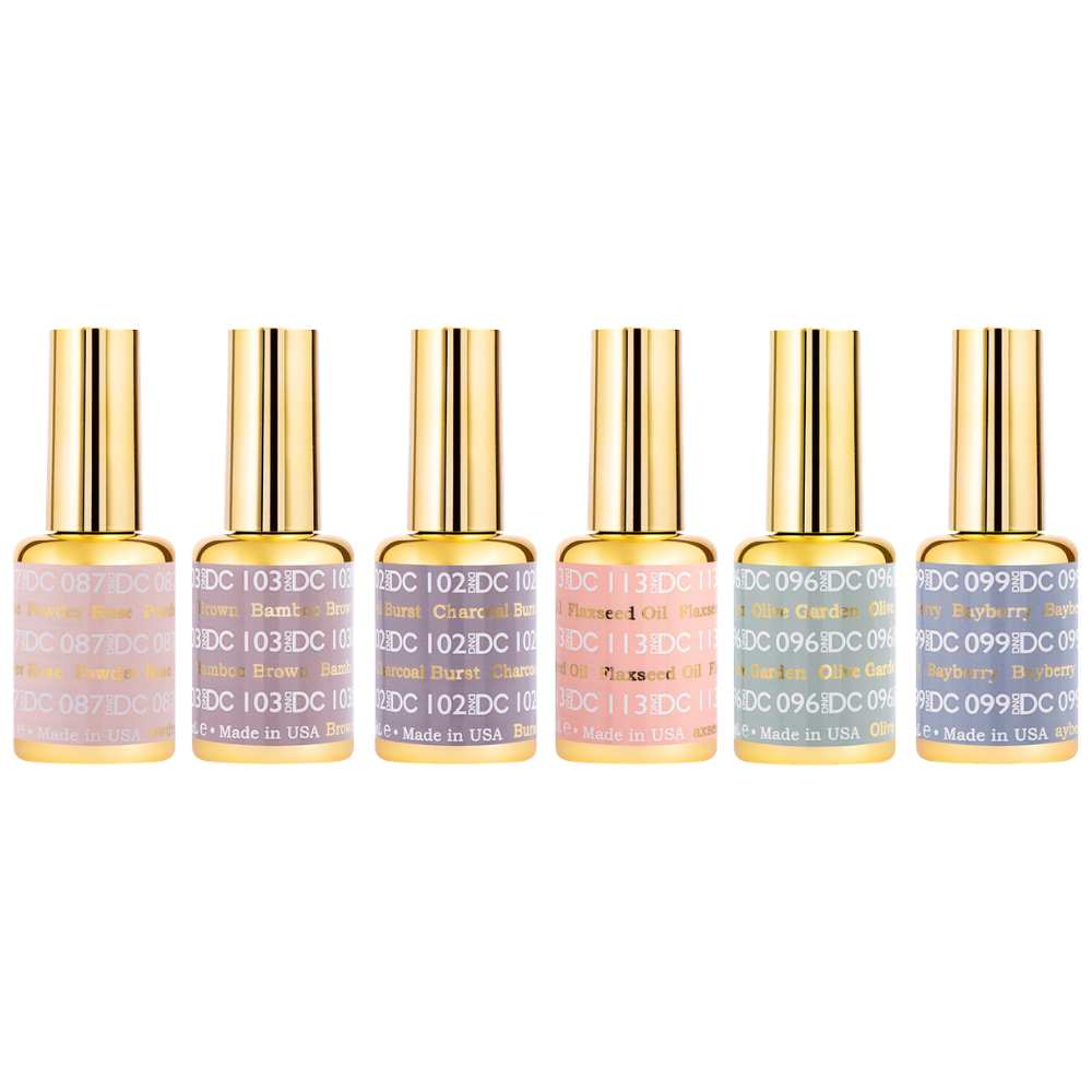 DND DC Fall Gel Polish 6pc Bundle - Neutral Tones