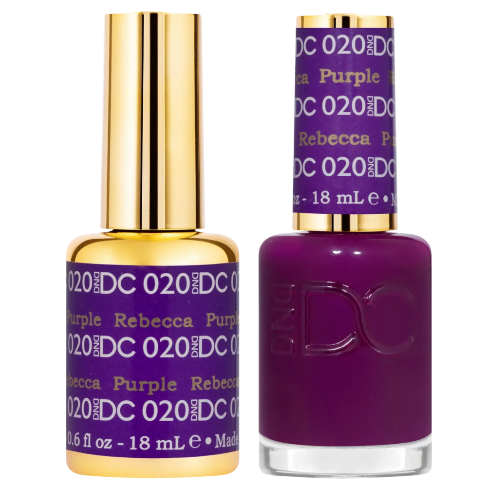 DND DC Gel duo 020 Rebecca Purple